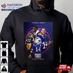 Super Wildcard Weekend Buffalo Bills Versus Pittsburgh Steelers Nfl Playoff Poster Tshirt