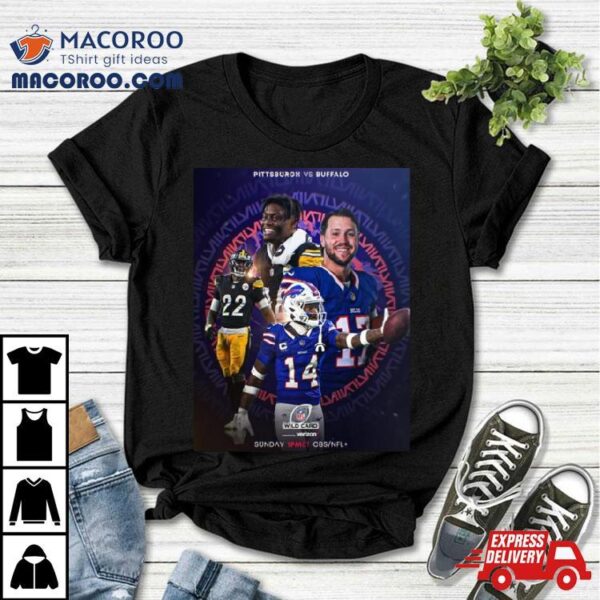 Super Wildcard Weekend Buffalo Bills Versus Pittsburgh Steelers Nfl Playoff Poster T Shirt