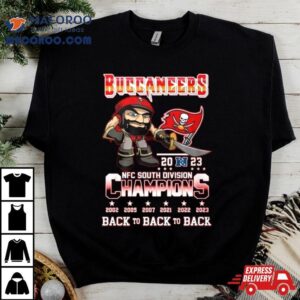 Tampa Bay Buccaneers Nfc South Division Champions Back To Back To Back Masco Tshirt