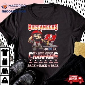 Tampa Bay Buccaneers Nfc South Division Champions Back To Back To Back Masco Tshirt