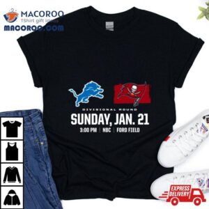 Tampa Bay Buccaneers Vs Detroit Lions Divisional Nfl Playoffs Tshirt