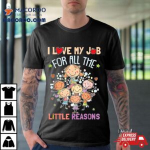 Teacher Teaching I Love My Job For All The Little Reasons Tshirt