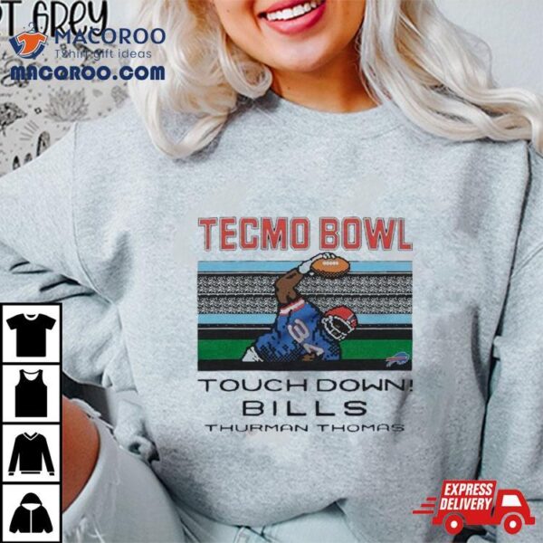 Tecmo Bowl Touchdown Bills Thurman Thomas Shirt