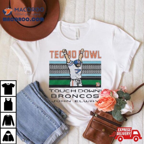 Tecmo Bowl Touchdown Broncos John Elway Shirt