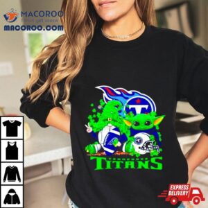 Tennessee Titans Baby Yoda Happy St Patrick Rsquo S Day Shamrock Tshirt