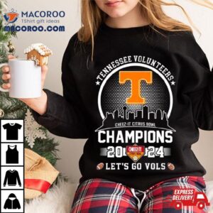 Tennessee Volunteers City Skyline 2024 Cheez It Citrus Bowl Champions Let’s Go Vols Shirt