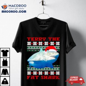 Terry The Fat Shark Ugly Christmas Tshirt