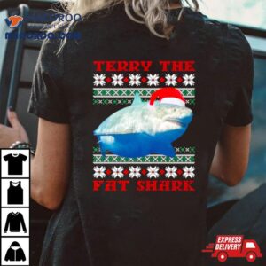 Terry The Fat Shark Ugly Christmas Tshirt