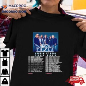 Tesla Keepin It Real Tour 2024 T Shirt