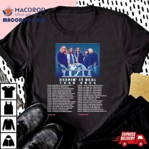 Tesla Keepin It Real Tour 2024 T Shirt 2 Tesla Keepin It Real Tour Tshirt