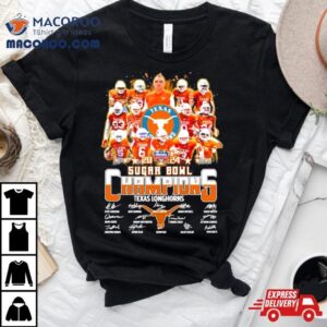 Texas Longhorns Football Sugar Bowl Champions Signatures Tshirt