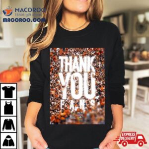 Texas Longhorns Football Thank You Fans Longhorn Nation For An Incredible Season Tshirt