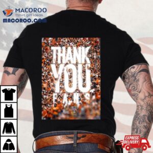 Texas Longhorns Football Thank You Fans Longhorn Nation For An Incredible Season Tshirt