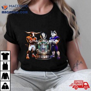 Texas Longhorns Vs Washington Huskies Mascot Sugar Bowl Playoffs Tshirt