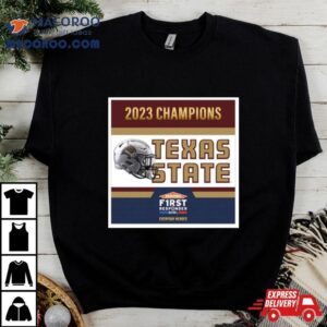 Texas State Bobcats Football Are First Responder Bowl Champions Tshirt