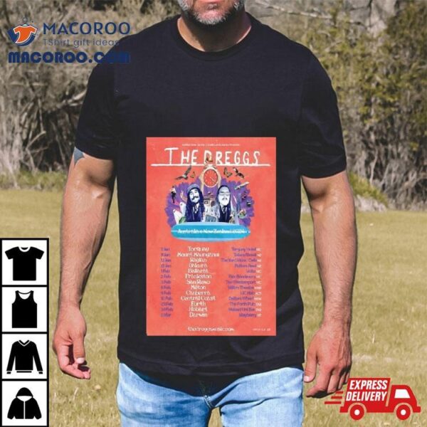 The Dreggs Australia & New Zealand 2024 Tour T Shirt