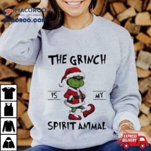 The Grinch Is My Spirit Animal Christmas T Shirt