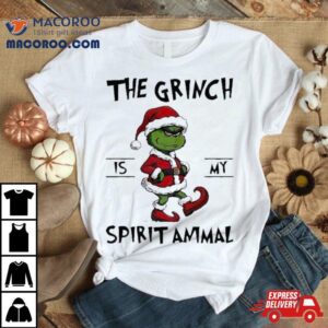 The Grinch Is My Spirit Animal Christmas Tshirt