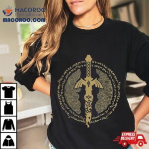 The Legend Of Zelda Tears Kingdom Master Sword Logo Shirt