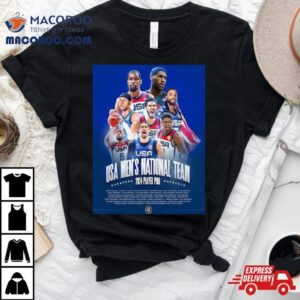 The Paris Player Pool Usa Men Rsquo S National Team Members Name Lists Tshirt