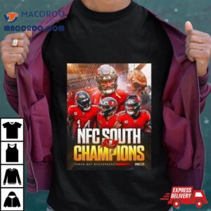 The Tampa Bay Buccaneers Are The Champions Of The Nfc South For The Third Straight Year Tshirt