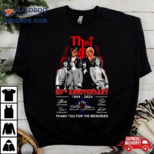 The Who Th Anniversary Thank You For The Memories Signatures Tshirt