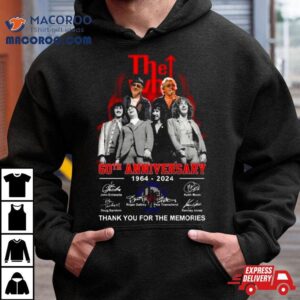 The Who Th Anniversary Thank You For The Memories Signatures Tshirt