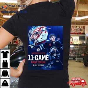 The Winnipeg Jets Game Point Streak Record Tshirt