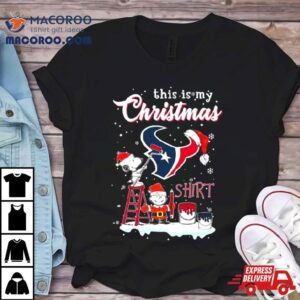 This Is My Christmas Houston Texas X Snoopy Tshirt