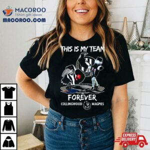 This Is My Team Forever Collingwood Magpies Masco Tshirt