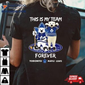 Charlie Brown And Snoopy Go Toronto Maple Leafs Shirt