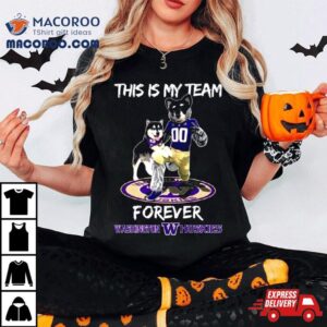 This Is My Team Forever Washington Huskies Masco Tshirt