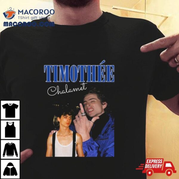 Timothee Chalamet Funny Design T Shirt