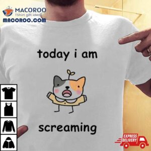 Today I Am Screaming S Tshirt