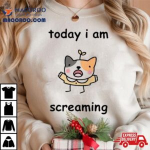 Today I Am Screaming S Tshirt