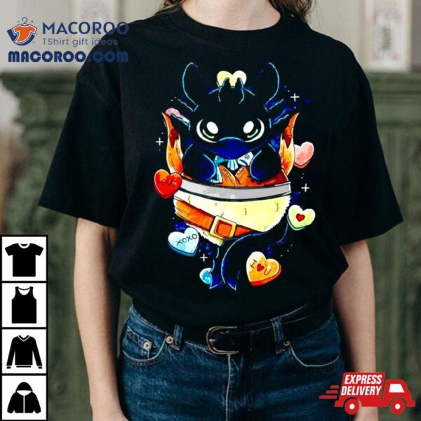 Toothless Valentine’s Day Dragon Valentine Shirt