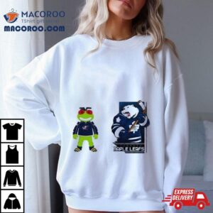 Toronto Maple Leafs Vs Columbus Blue Jackets Nhl Mascot Tshirt