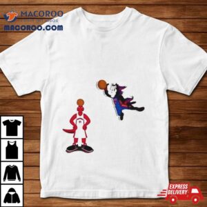 Toronto Raptors Vs Detroit Pistons Nba Mascot Tshirt