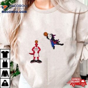 Toronto Raptors Vs Detroit Pistons Nba Mascot Tshirt