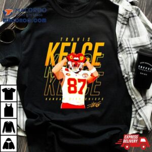 Travis Kelce Kansas City Chiefs Heart Signature Tshirt