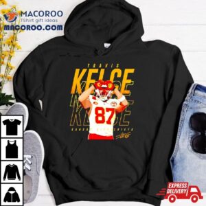 Travis Kelce Kansas City Chiefs Heart Signature Tshirt