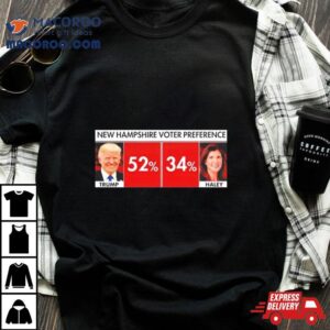 Trump Vs Haley New Hampshire Voter Preference T Shirt