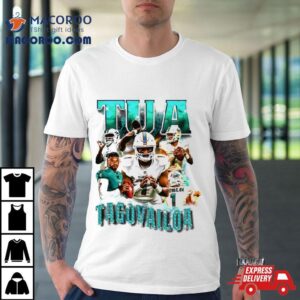 Tua Tagovailoa Miami Dolphins Graphic Tshirt