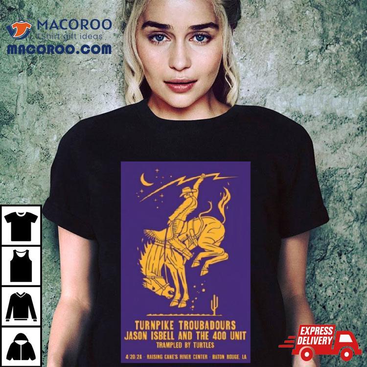 Turnpike Troubadours Baton Rouge, La April 20, 2024 T Shirt Turnpike Troubadours Baton Rouge, La April 20, 2024 T Shirt