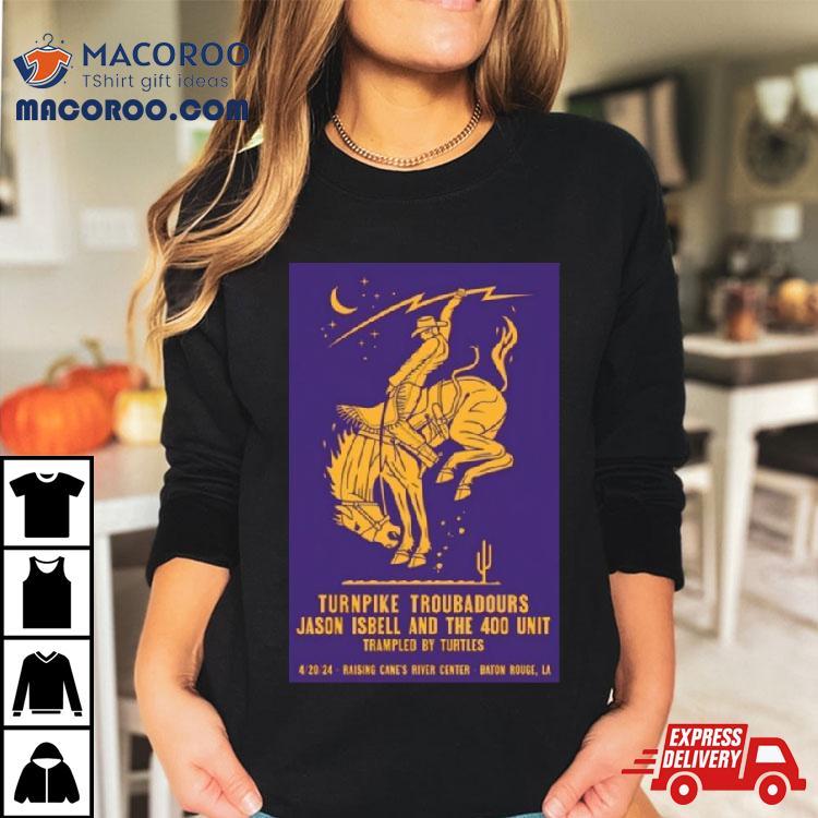 Turnpike Troubadours Baton Rouge, La April 20, 2024 T Shirt Turnpike Troubadours Baton Rouge, La April 20, 2024 T Shirt