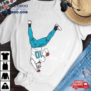 Tyreek Hill Miami Dolphins Football Backflip Tshirt