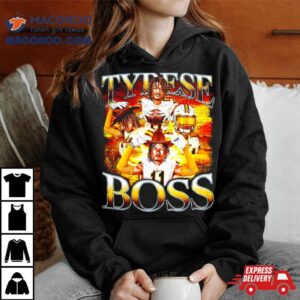 Tyrese Boss Wyoming Cowboys Football Graphic Poster Shirt