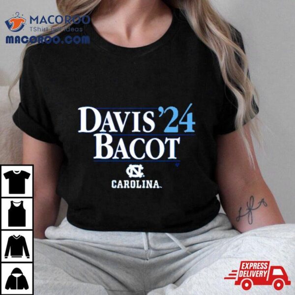 Unc Basketball Davis Bacot ’24 Nil Shirt