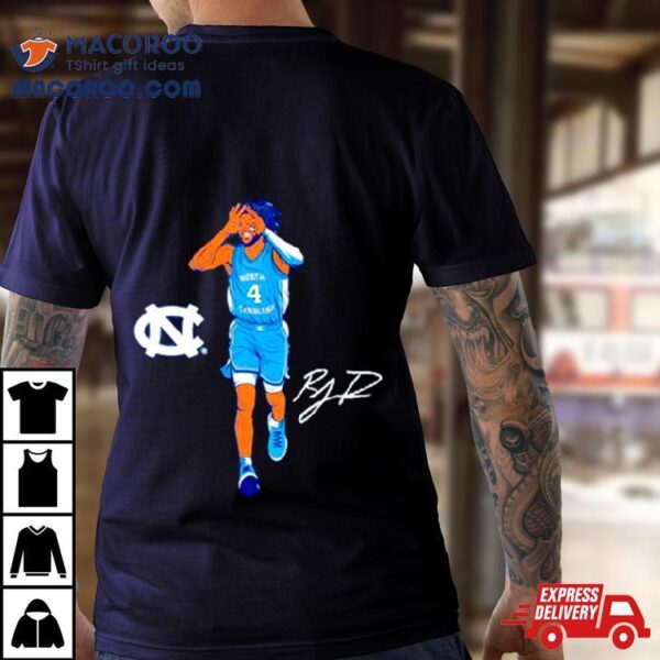 Unc Basketball R.j. Davis Signature Shirt