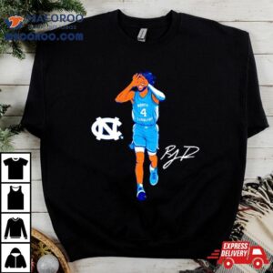 Unc Basketball R J Davis Signature Tshirt